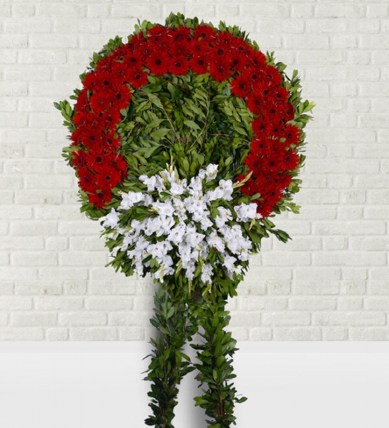 Gerbera Glayör Çelenk