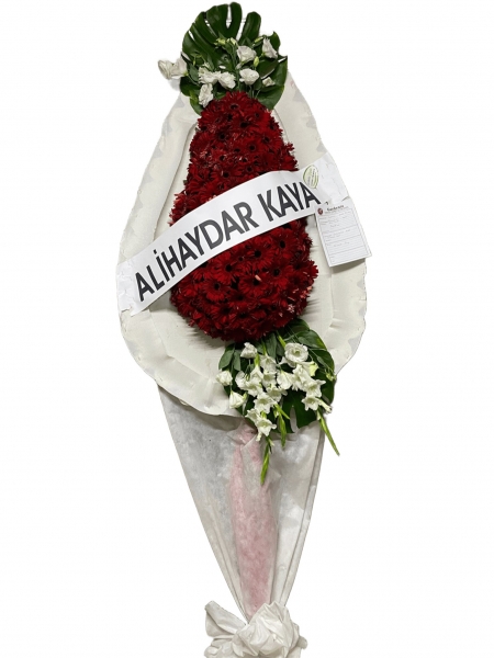 Kırmızı Gerbera Çelenk