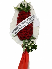 Kırmızı Gerbera Çelenk