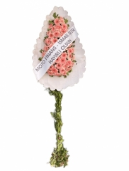 Pembe Gerbera Çelenk