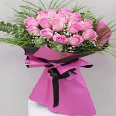 15 PEMBE GÜL BUKET