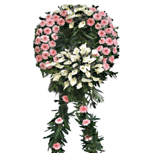Pembe Gerbera Gala Cenaze Çelenk